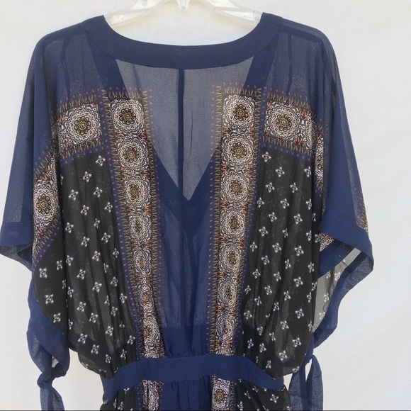 FREE PEOPLE • Boho Kimono Dress - Picture 6 of 16